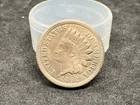 1862 1c Indian Cent Coin XF / AU Details Whizzed