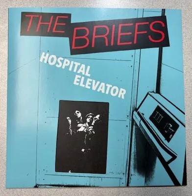 The Briefs Hospital Elevator OPAQUE BLUE VINY Vinyl Single 7inch NEAR MINT