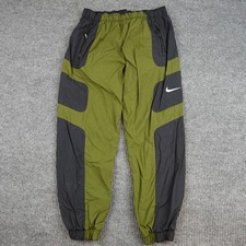 Nike Reissue Woven Pants Mens Large Green Col...