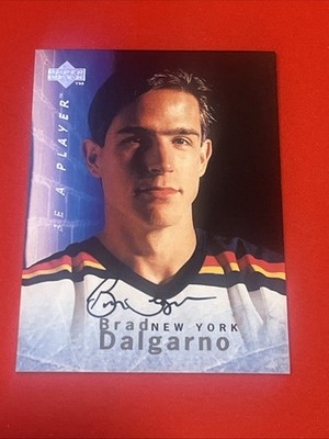 1996-97 Be A Player Autographs Brad Dalgarno Auto New York Islanders #S10