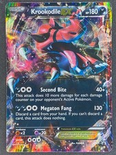 Pokémon Krookodile EX XY25 XY Black Star Promo LP on eBay
