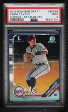 2019 Bowman Draft Chrome Sky Blue Refractor Keoni Cavaco #BDC-65 PSA 9 MINT n3t