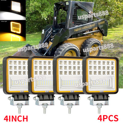 4X LED Work Light Fit New Holland Skid Steer LX465 LX485 LX565 LX665 LX865 LX885