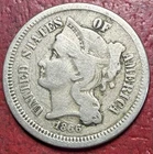 1866-P Three Cent Nickel — photo from another recent sale