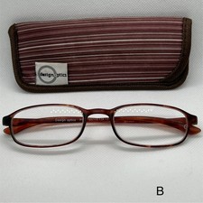 Design Optics Brown Reading Glasses 2.00 50-19-138 w/ Case KT0413