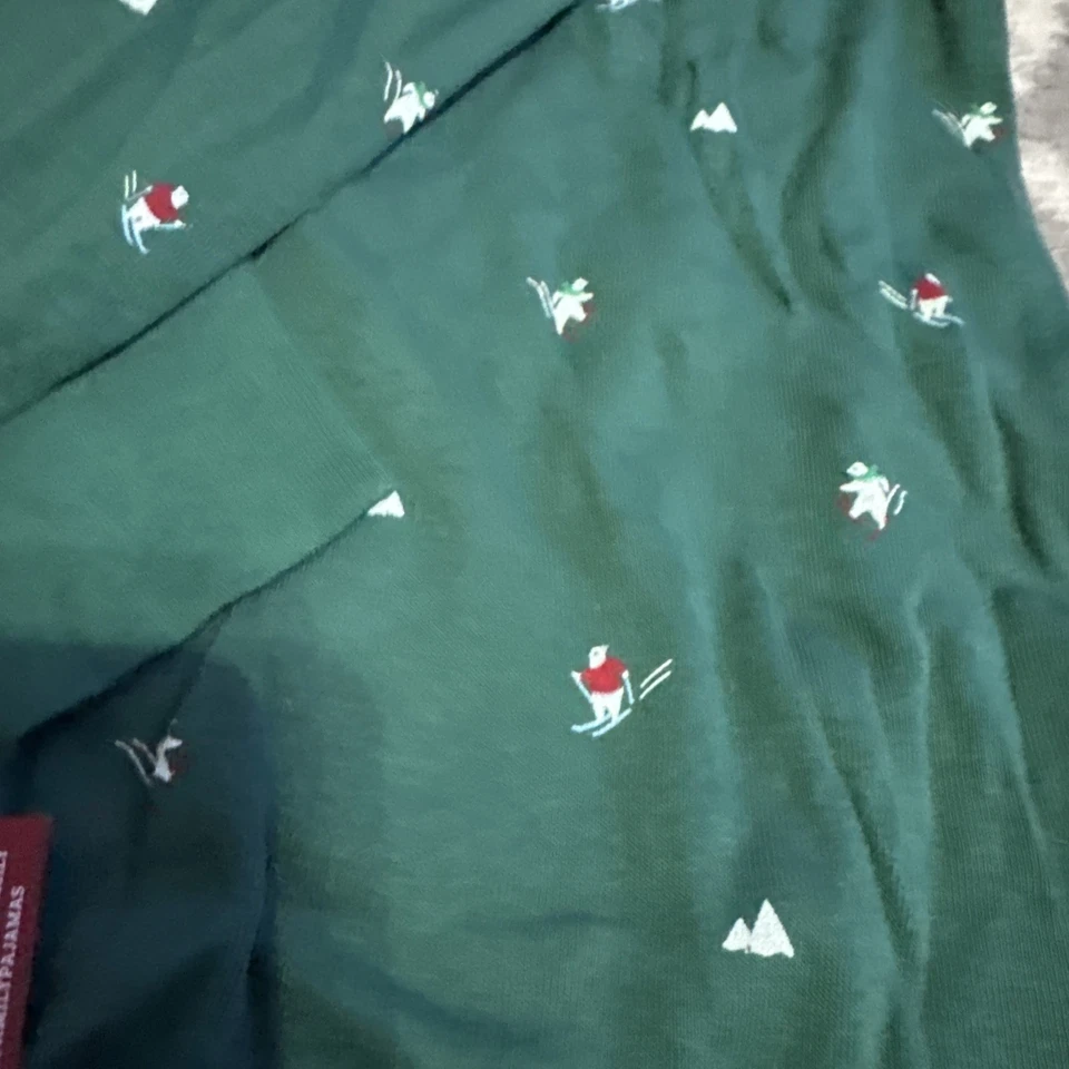 Mujer Wondershop Ropa de Dormir Verde Oso Polar Esquí Manga Larga Camisa Talla Med.  Foto 3 de 3