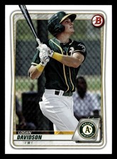 Logan Davidson 2020 Bowman #BP-88 Oakland Athletics ROOKIE RC *012