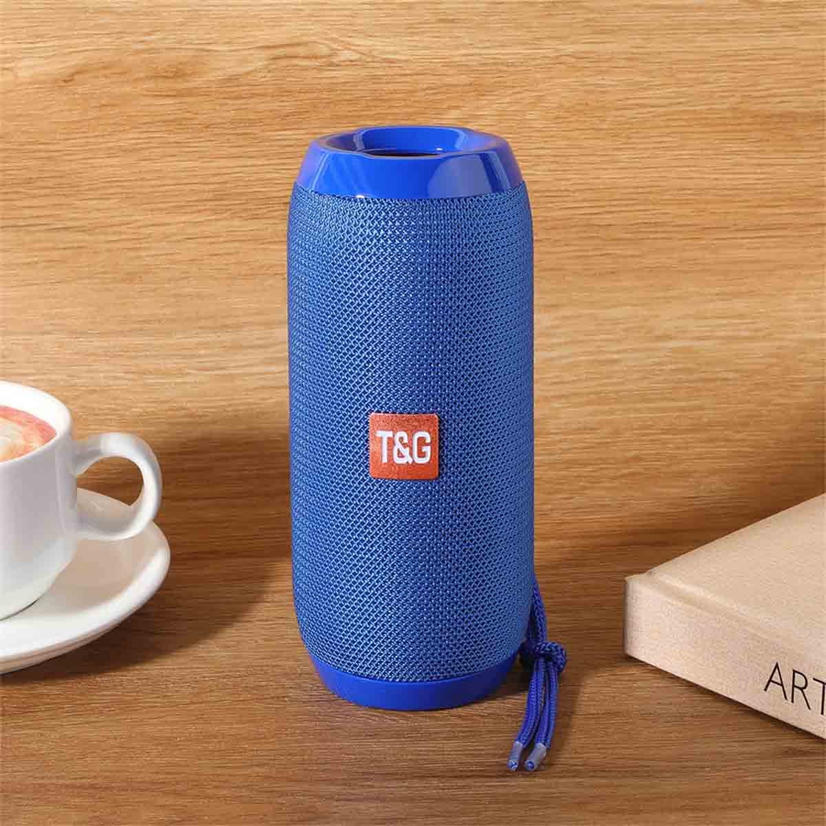 Blue Bluetooth Wireless Portable Speaker Waterproof Stereo B