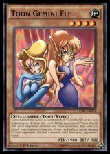 Toon Gemini Elf 1st Edition Yugioh Duelist Pack: Battle City #DPBC-EN045