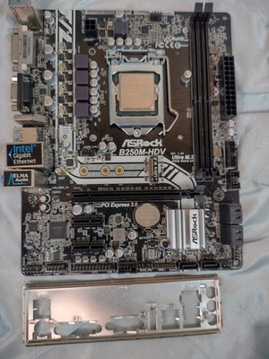 ASRock B250M-HDV mATX Mainboard Intel B250 Chipsatz BIOS aktualisiert getestet