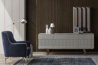 Garnitur Sideboard Spiegel Kommode Schrank Designer Luxus SchräNke Kommoden Set