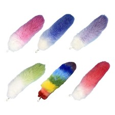 Trendy Foxes Tail Charm for Handbags Comfortable Fits Key Holder Accessory