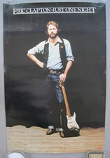 VINTAGE 1980 ERIC CLAPTON - JUST ONE NIGHT RSO RECORDS PROMO POSTER 24 x 36"