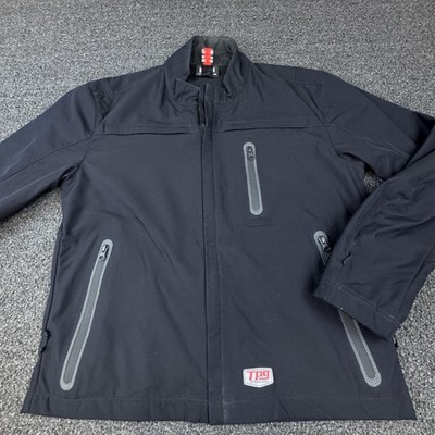 Firstgear TPG Jacket Mens Medium Black Technical Softshell Waterproof Motorcycle