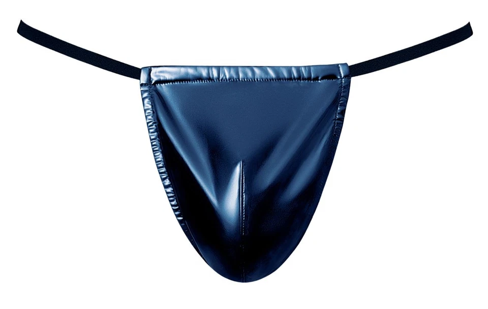 Mens Underwear: Male Power 450-301 Liquid Onyx 2.0 G-String - Image 3 of 4
