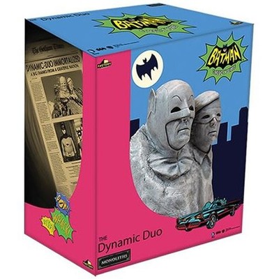Factory Entertainment DC 1966 Batman TV Series Dynamic Duo Monolith Statue New