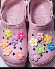 12 pcs. FLOWER shoe Charms For Crocs. SHOES NOT INCLUDED