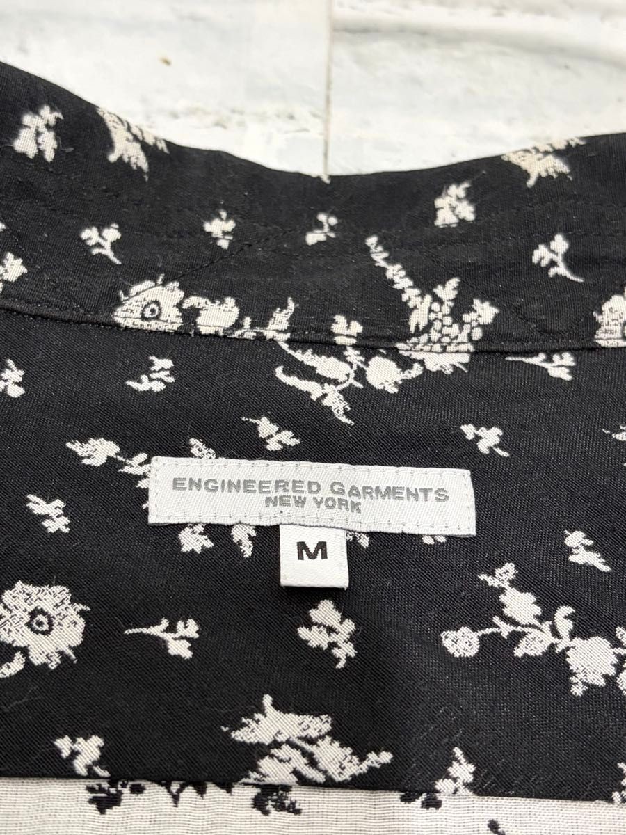 Engineered Garments Allover Pattern Open Collar S… - image 4