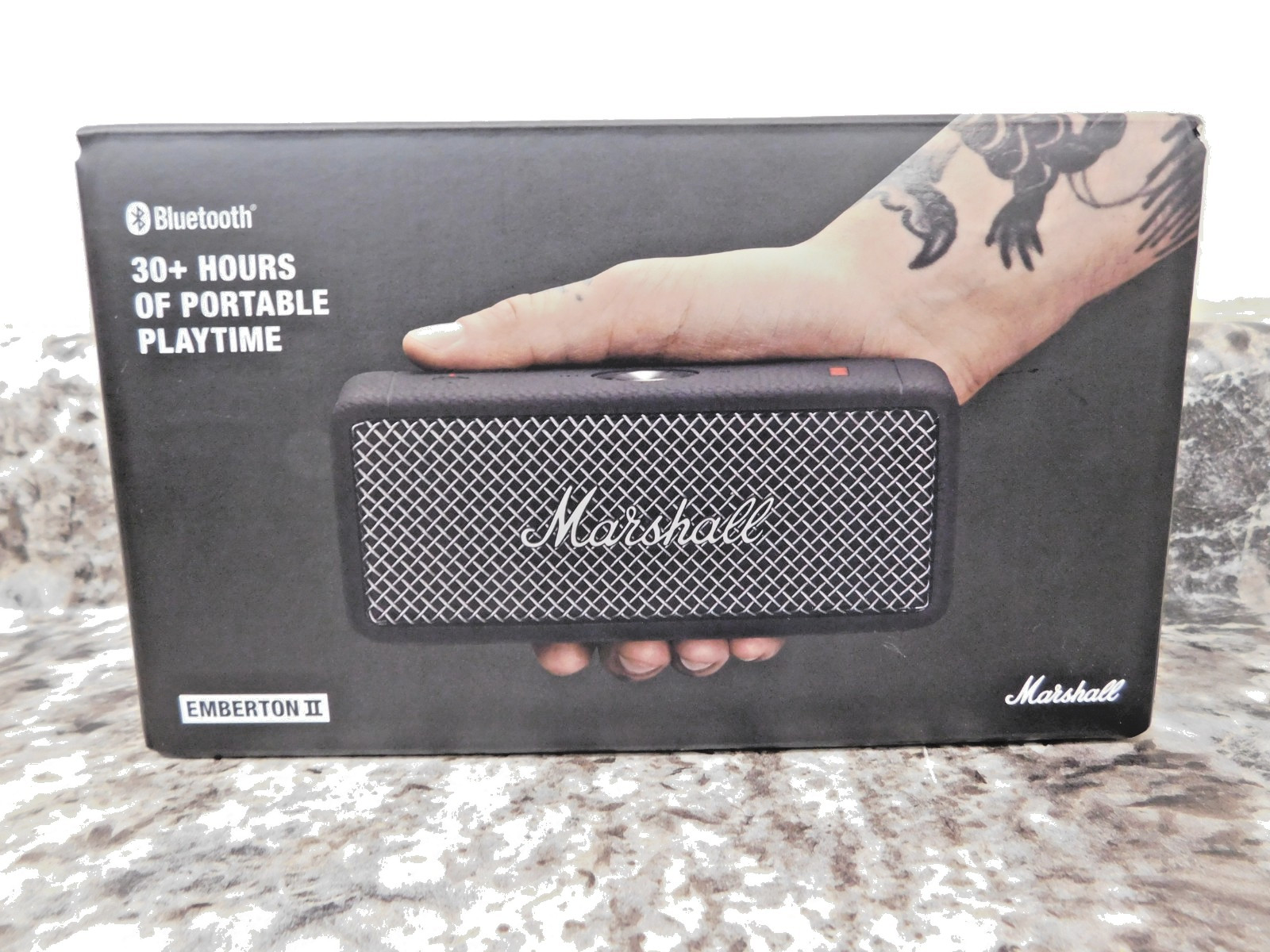New Sealed Marshall Emberton II - Portable Bluetooth Speaker - Black
