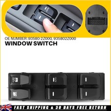 Fits Hyundai IX35 2010-2017 RHD Right Driver Electric Power Master Window Switch
