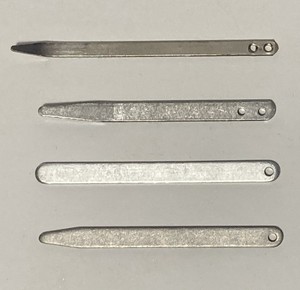 Braidkin or Generic lacing needle: rug braider lacer, braided rugs tool 3” long