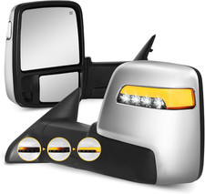 Towing Mirrors for 2009-2018 Dodge Ram 1500, 2010-2018 Ram 2500 3500, 2019-2024