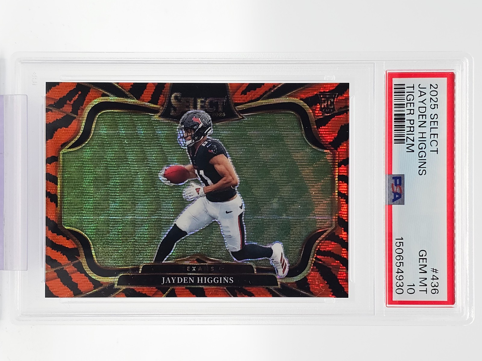 Jayden Higgins Panini Select #436 Tiger