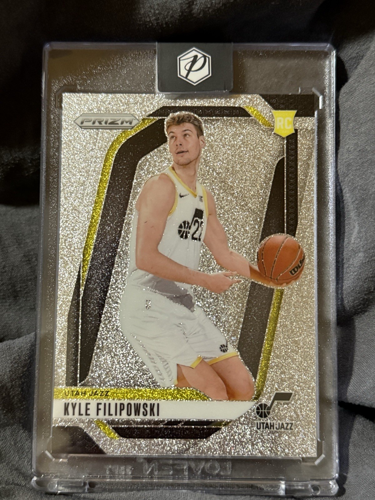 2024-25 Panini Prizm Basketball Kyle Filipowski Rookie RC Glitter Prizm SSP #263