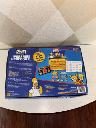The Simpsons Edition Jeopardy! Board Game by Pressman 2003 - Used! - Picture 10 of 10