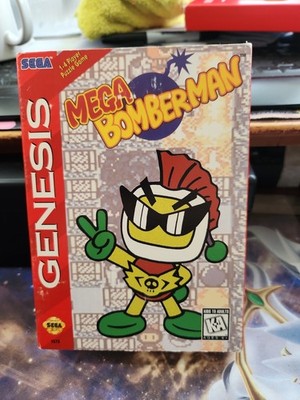 Mega Bomberman Sega Genesis | Box & Cartridge NO MANUAL 