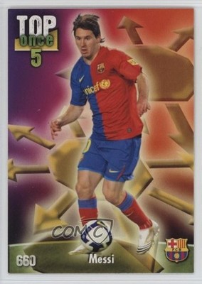 2008-09 Mundicromo Las Fichas de la Liga Top Once Lionel Messi #660 c4m