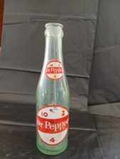 Vintage 10-2-4 Dr Pepper 6 1/2 Oz Bottle 
