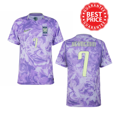 #ad HOT South Korea World Cup 2026 Away Shirt #7 Heungmin Son Soccer Jersey S 2XL $33.99