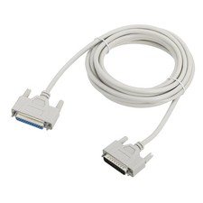 Parallel Port Printer Cable DB25 Male to Female 2.7m Male USB to Female Beige