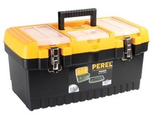 Perel Boîte à outils 31,4 L avec bac amovible et 3 organiseurs dans le