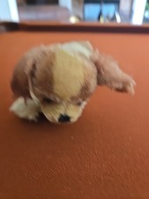Vintage 1950  s Steiff small stuffed mohair dog
