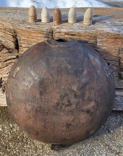 Civil War Relics US Canteen & Bullets Battle of Chickamauga Georgia