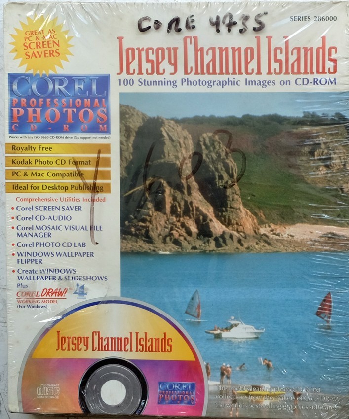 CD Photo Corel Îles Anglo-Normandes Jersey pour Mac et PC