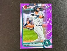 Victor Labrada 2022 Bowman 1st Purple Rookie RC Mariners 53/250 E94