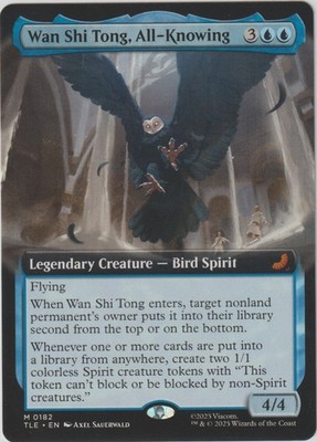 MTG - Avatar TLA Eternal - Wan Shi Tong, All-Knowing *Extended-Art*