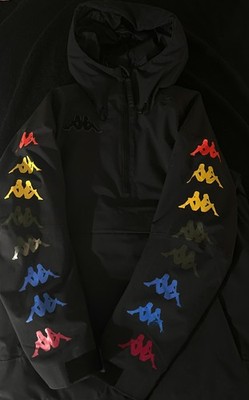 Kappa FISI 6Cento Waterproof Ski Jacket Black Multicolor Logos | eBay