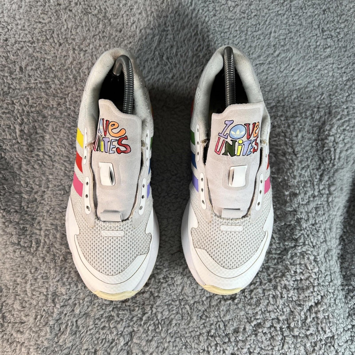 Adidas ZX 1K Boost Pride Classic Love Unites Sneaker Women 8 | eBay