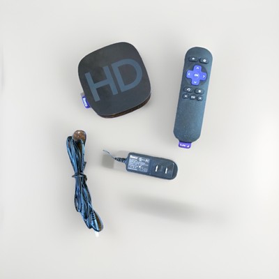 Roku HD Model 2500X Media Streamer With Power Cord & Remote