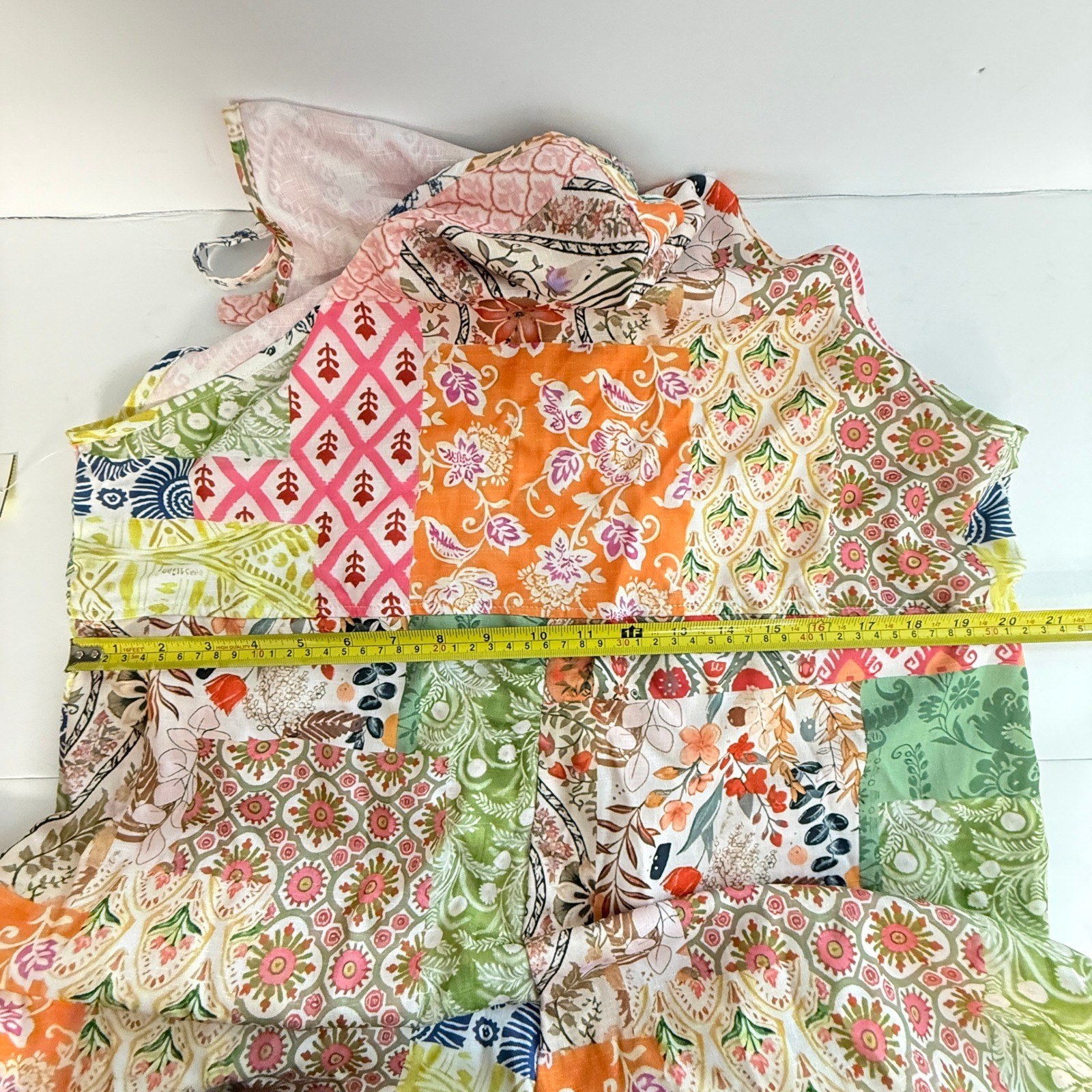 Bohemian Patchwork Overalls Women's Multi Color T… - image 4