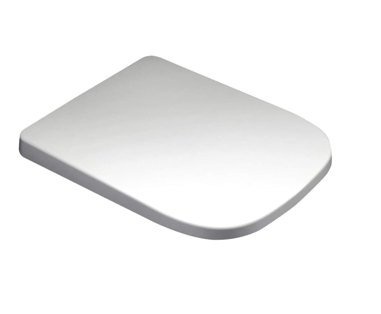 Roca The Gap Square SLIM Seat with Soft Close Hinges White A801472003
