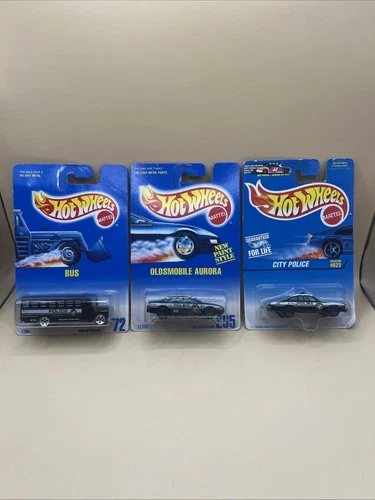 Hot Wheels Vintage Police Vehicles Set Of 3