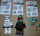 Lego Star Wars Keychain Flashlight Set Of 3