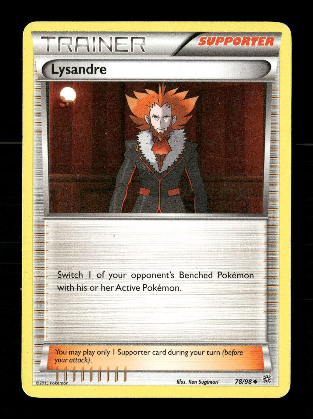 Lysandre 78/98 Uncommon Ancient Origins Pokemon HP