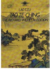 TAO TE CHING By Lao Zi & R. Wilhelm *Excellent Condition*