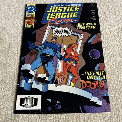 Justice League Europe #32 1991 DC Comics High Grade Comic Book W201-225 Minty  